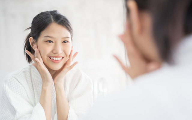 ホットクレンジングで血行促進で肌の透明感アップ