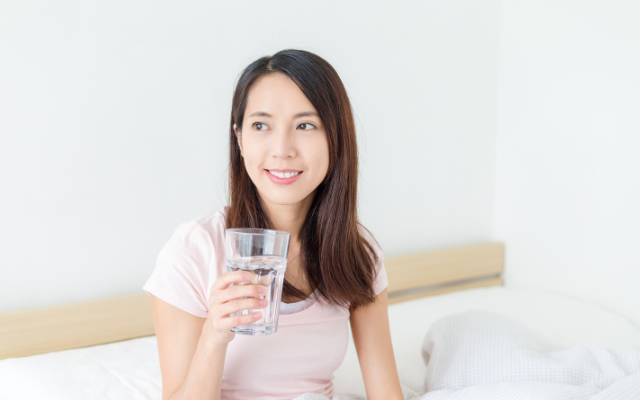 質の良い睡眠と十分な水分補給