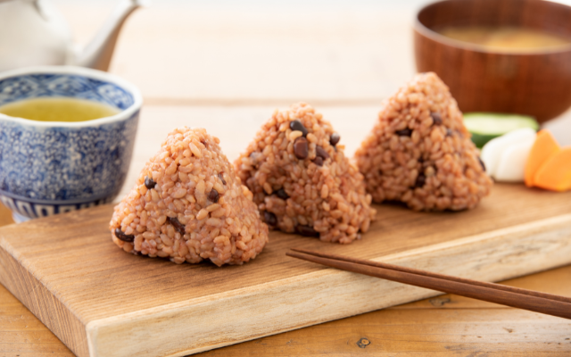 雑穀米のダイエットレシピおにぎり