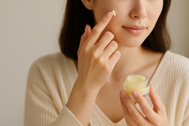 “肌の上からコート”する保湿バームで潤いを逃さない