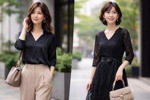 大人世代の“若見え黒コーデ”の正解とは？老け見えしない黒の使い方