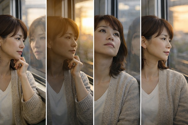 電車の窓ガラスに映る顔が老けて見える5つの理由