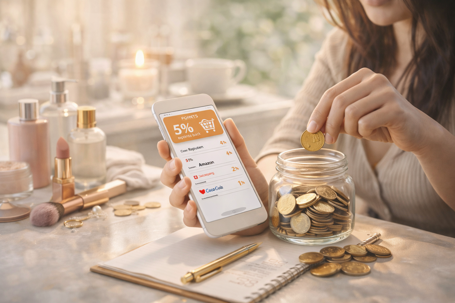 賢い女性はポイ活で美容費を捻出！