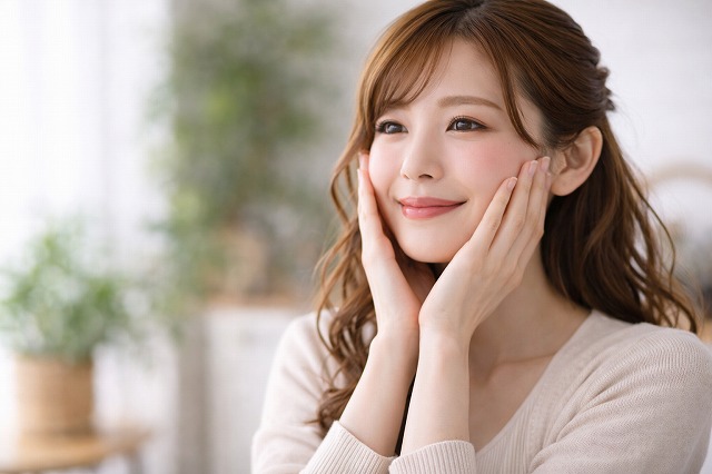 血流改善による血色の変化