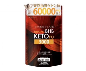 natural BHB KETOru3000 