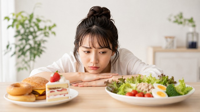 最初から厳しい食事制限をしてしまう