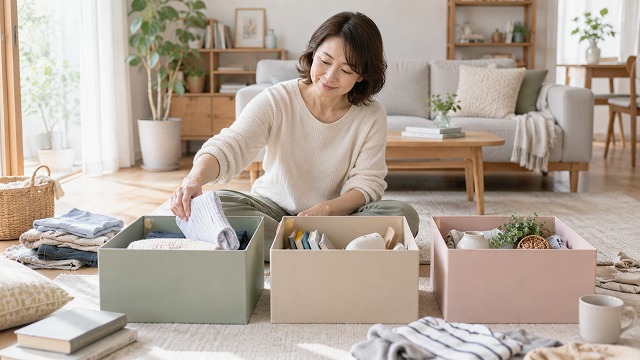 無理なく片付けを進める3つのステップ