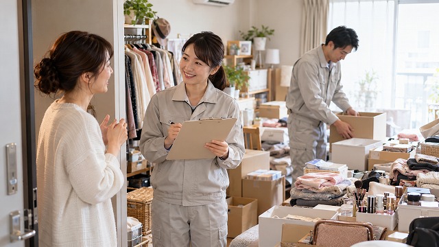 自分だけでは片付けられないときは専門業者へ