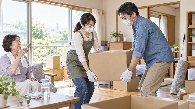 家族だけで片付ける場合の注意点