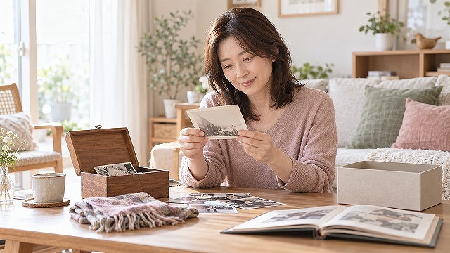 思い出の品を手放せないときは無理をしない
