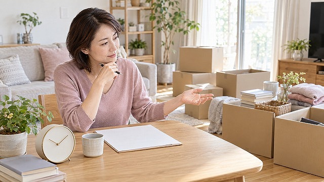 まずは片付けの期限と目的を確認しよう