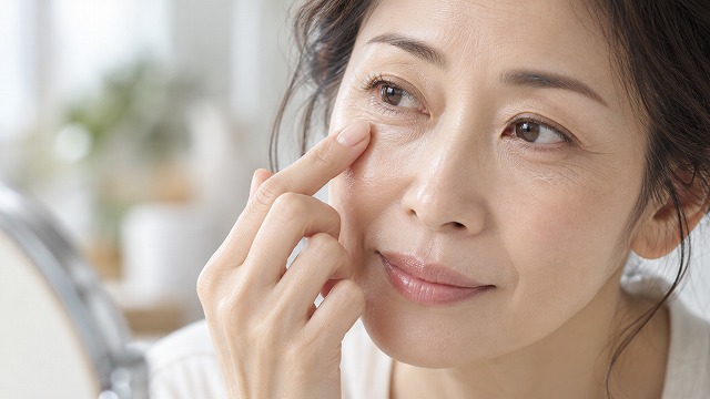 目元は皮膚が薄く、乾燥しやすい部分