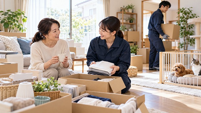 自分だけで片付けるのが難しいときは専門業者へ