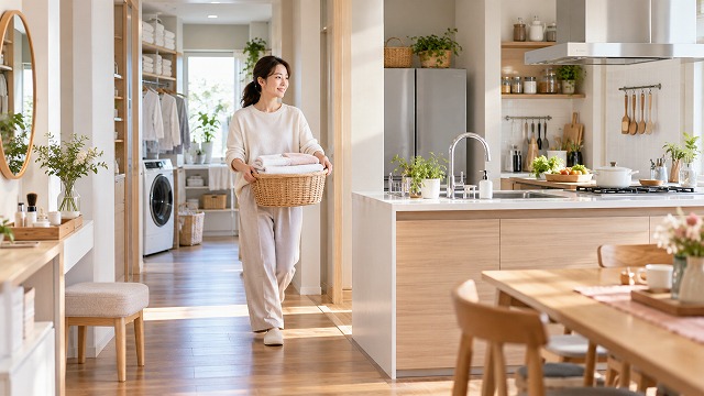 家事がラクになる部屋づくり！生活動線を整える片付けのコツ