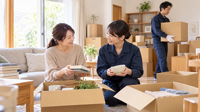 自分だけで片付けるのが難しいときは専門業者へ