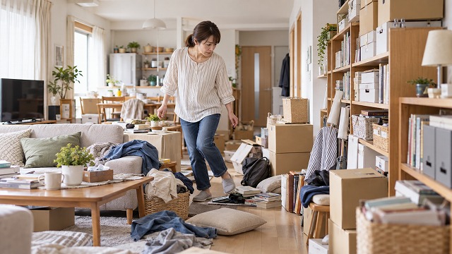 ものが多い部屋には思わぬ危険が潜んでいる