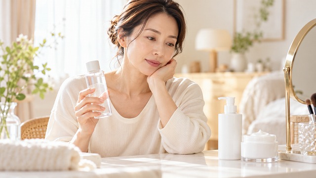 化粧水をつけただけで終わっていませんか？