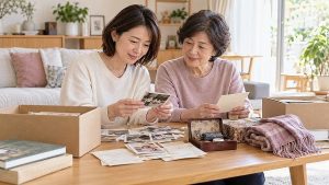 思い出の品を無理なく手放すには？家族で進める片付けのポイント